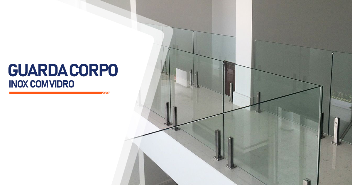 Guarda Corpo de Inox com Vidro  Manaus Japiim AM